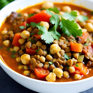  Tunisian Lentil & Chickpea Stew